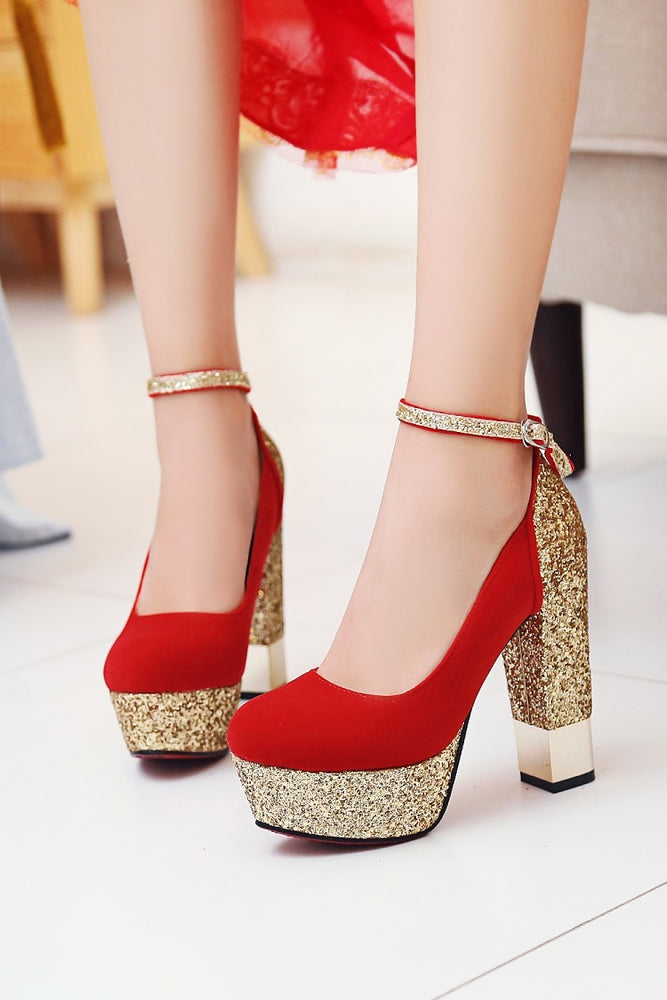 Top Quality High Heels Wedding Bride Shoes