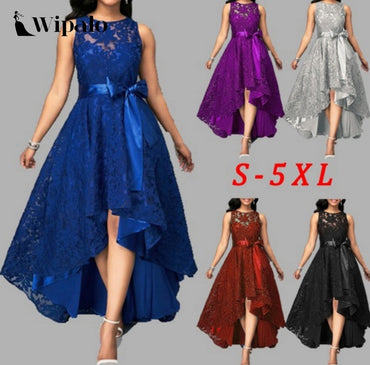 Vintage Sleeveless Lace Party Dress