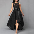 Vintage Sleeveless Lace Party Dress