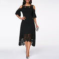 Vintage Sleeveless Lace Party Dress