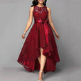 Vintage Sleeveless Lace Party Dress