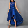 Vintage Sleeveless Lace Party Dress