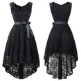 Vintage Sleeveless Lace Party Dress