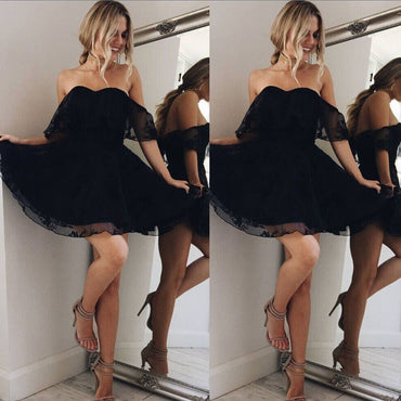 Lace Summer Prom Off Shoulder Party Wedding Dress