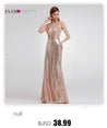 Sleeveless Mermaid Burgundy Long Evening Dresses