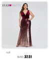 Sleeveless Mermaid Burgundy Long Evening Dresses
