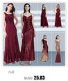 Sleeveless Mermaid Burgundy Long Evening Dresses