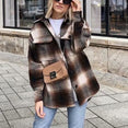 Vintage Women Long Sleeve Woolen Coats