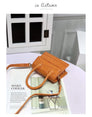 Mini Small Square Leather Women's Handbag
