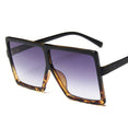 Plastic Oversized Women Square Sunglasses