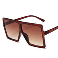 Plastic Oversized Women Square Sunglasses