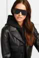 Plastic Oversized Women Square Sunglasses