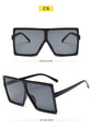Plastic Oversized Women Square Sunglasses