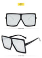 Plastic Oversized Women Square Sunglasses