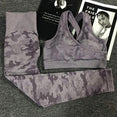 Camouflage Yoga Set Gym Fitness Clothing