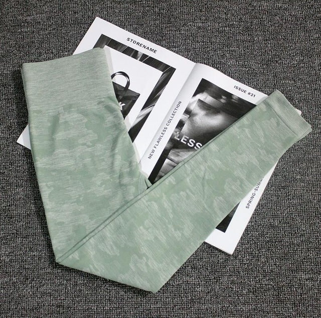 Camouflage Yoga Set Gym Fitness Clothing