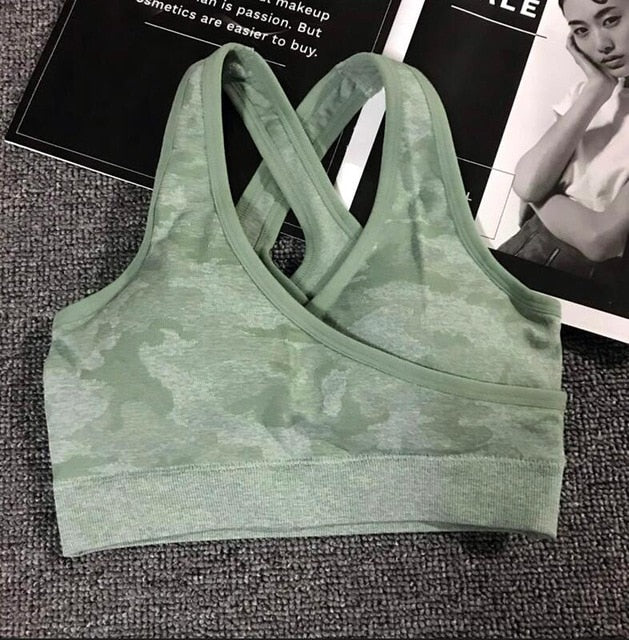 Camouflage Yoga Set Gym Fitness Clothing