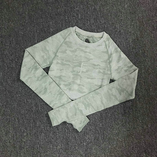 Camouflage Yoga Set Gym Fitness Clothing