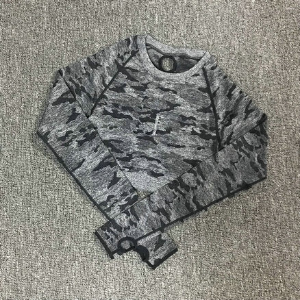 Camouflage Yoga Set Gym Fitness Clothing