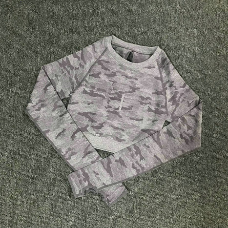 Camouflage Yoga Set Gym Fitness Clothing