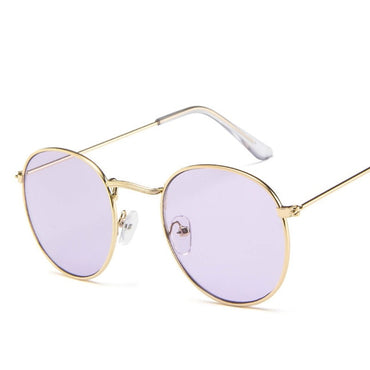 Mirror Metal Women Vintage Sunglasses