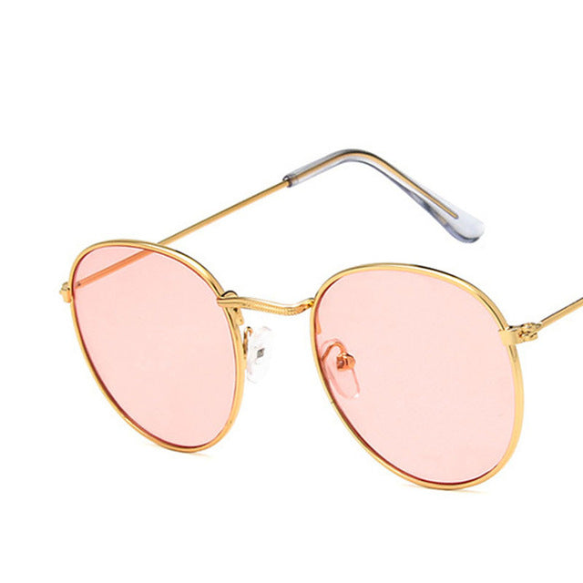 Mirror Metal Women Vintage Sunglasses