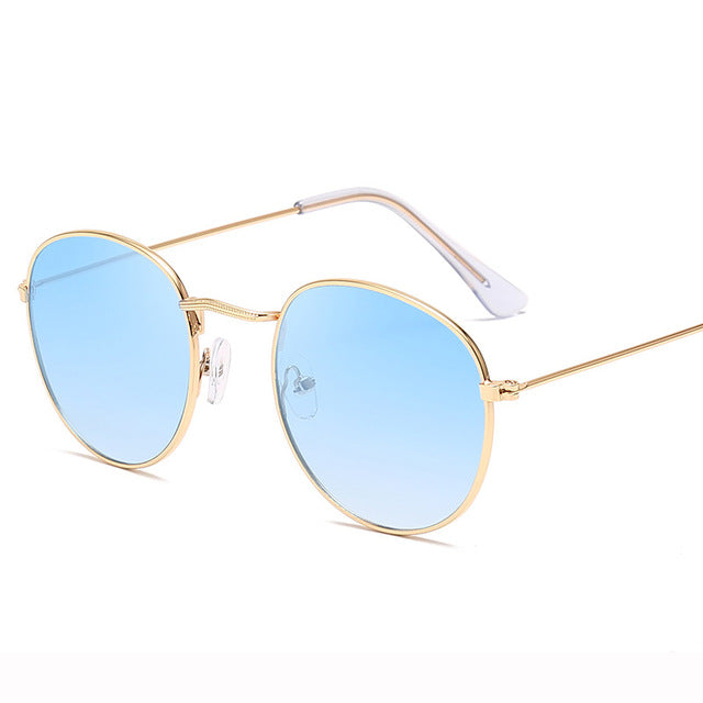 Mirror Metal Women Vintage Sunglasses