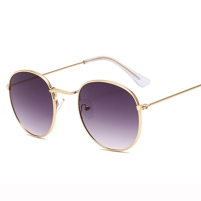 Mirror Metal Women Vintage Sunglasses