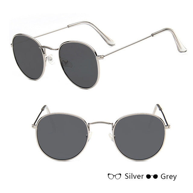 Mirror Metal Women Vintage Sunglasses