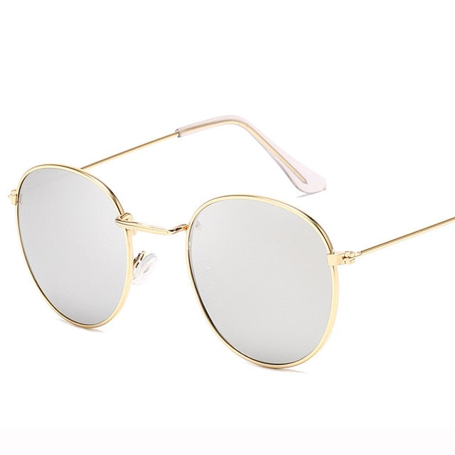 Mirror Metal Women Vintage Sunglasses