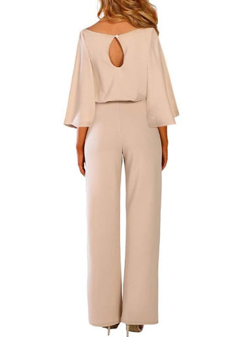 Autumn Casual Long Sleeve Loose Wide Leg Pants Suit