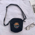 Canvas Cell Phone Simple Small Crossbody Bags