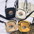 Canvas Cell Phone Simple Small Crossbody Bags