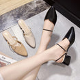 Party Women Mules Slipper Pointed Toe Sandals