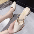 Party Women Mules Slipper Pointed Toe Sandals