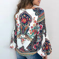 Bohemian Clothing Shirt Vintage Floral Blouse