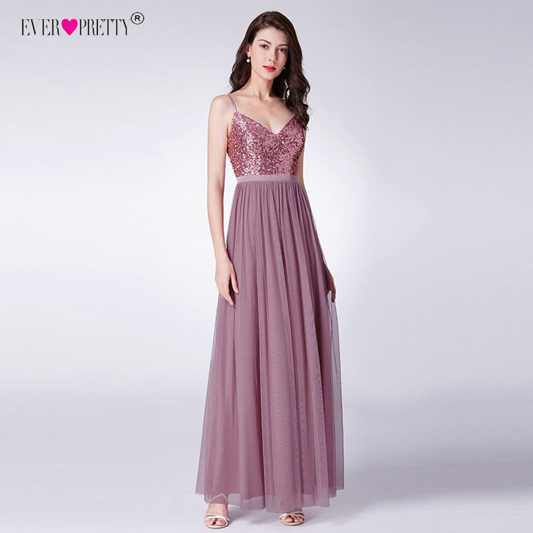 Weddings Party Guest Dust Pink Bridesmaid Dresses