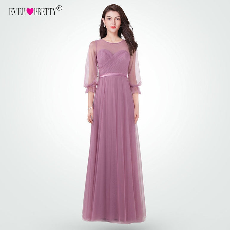 Weddings Party Guest Dust Pink Bridesmaid Dresses