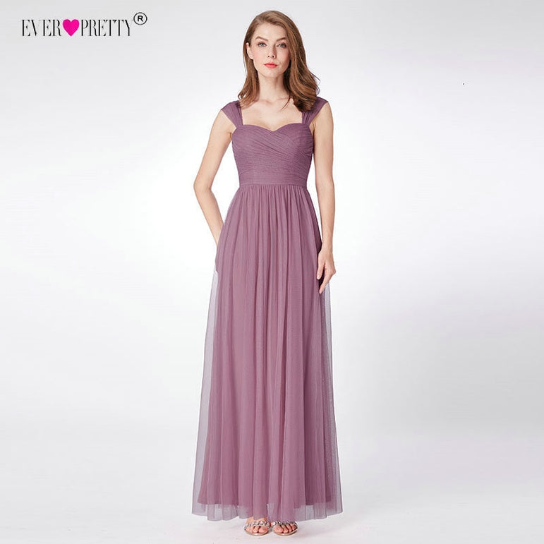 Weddings Party Guest Dust Pink Bridesmaid Dresses