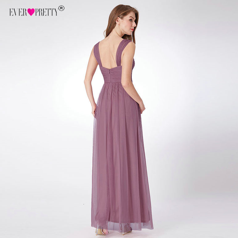 Weddings Party Guest Dust Pink Bridesmaid Dresses