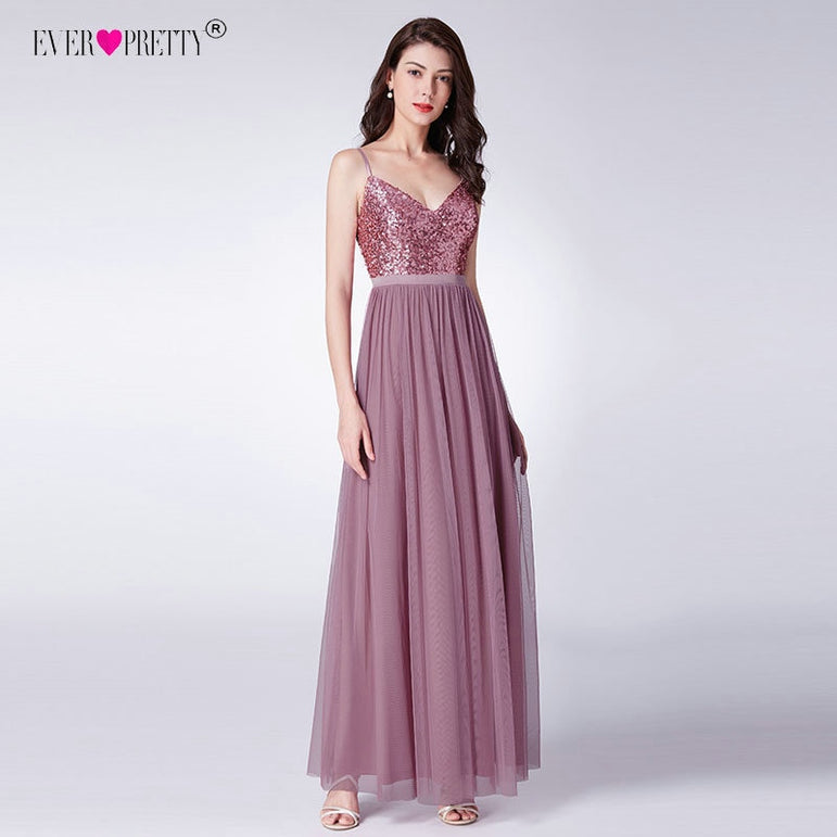 Weddings Party Guest Dust Pink Bridesmaid Dresses