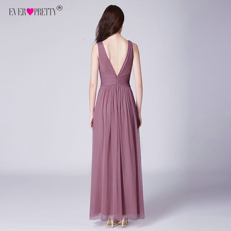 Weddings Party Guest Dust Pink Bridesmaid Dresses
