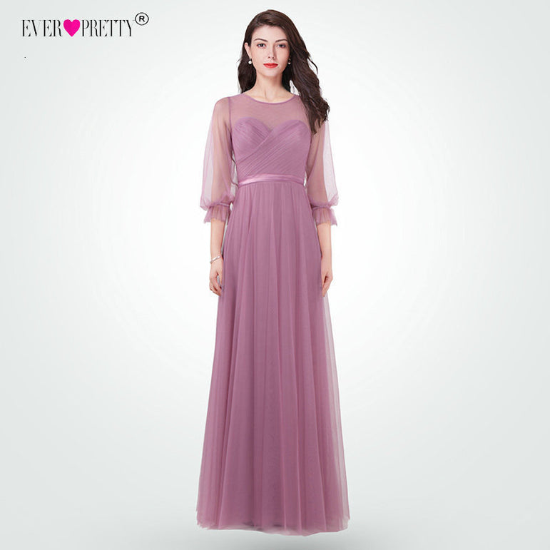 Weddings Party Guest Dust Pink Bridesmaid Dresses