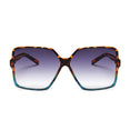 Gradient Plastic Fashion Women Oversize Sunglasses