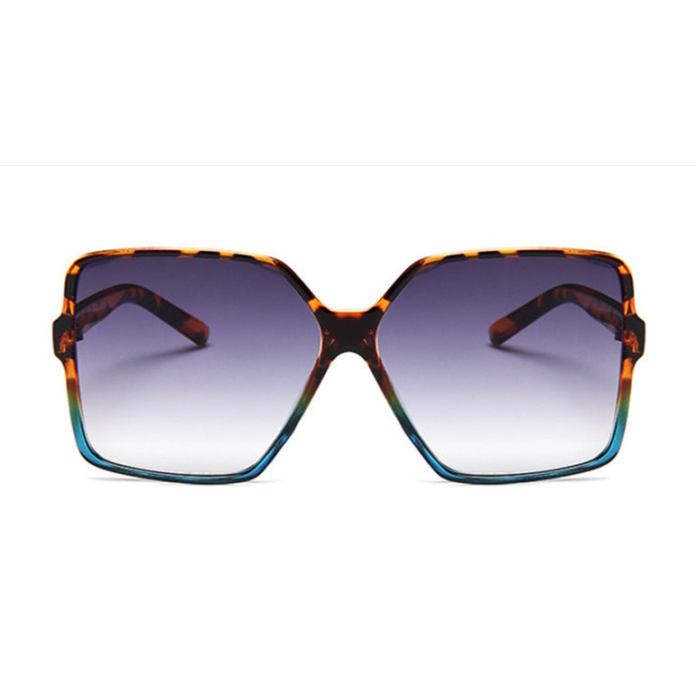 Gradient Plastic Fashion Women Oversize Sunglasses