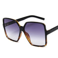 Gradient Plastic Fashion Women Oversize Sunglasses