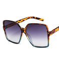 Gradient Plastic Fashion Women Oversize Sunglasses