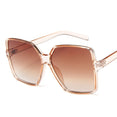 Gradient Plastic Fashion Women Oversize Sunglasses