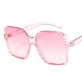 Gradient Plastic Fashion Women Oversize Sunglasses
