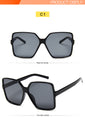 Gradient Plastic Fashion Women Oversize Sunglasses
